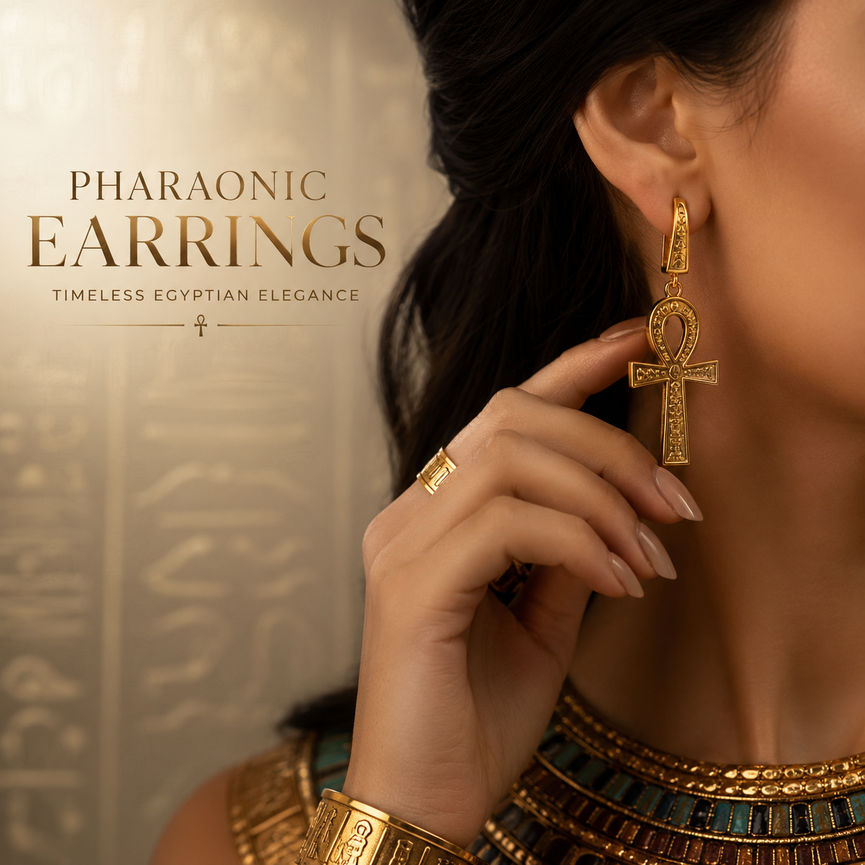 Pharaonic earrings