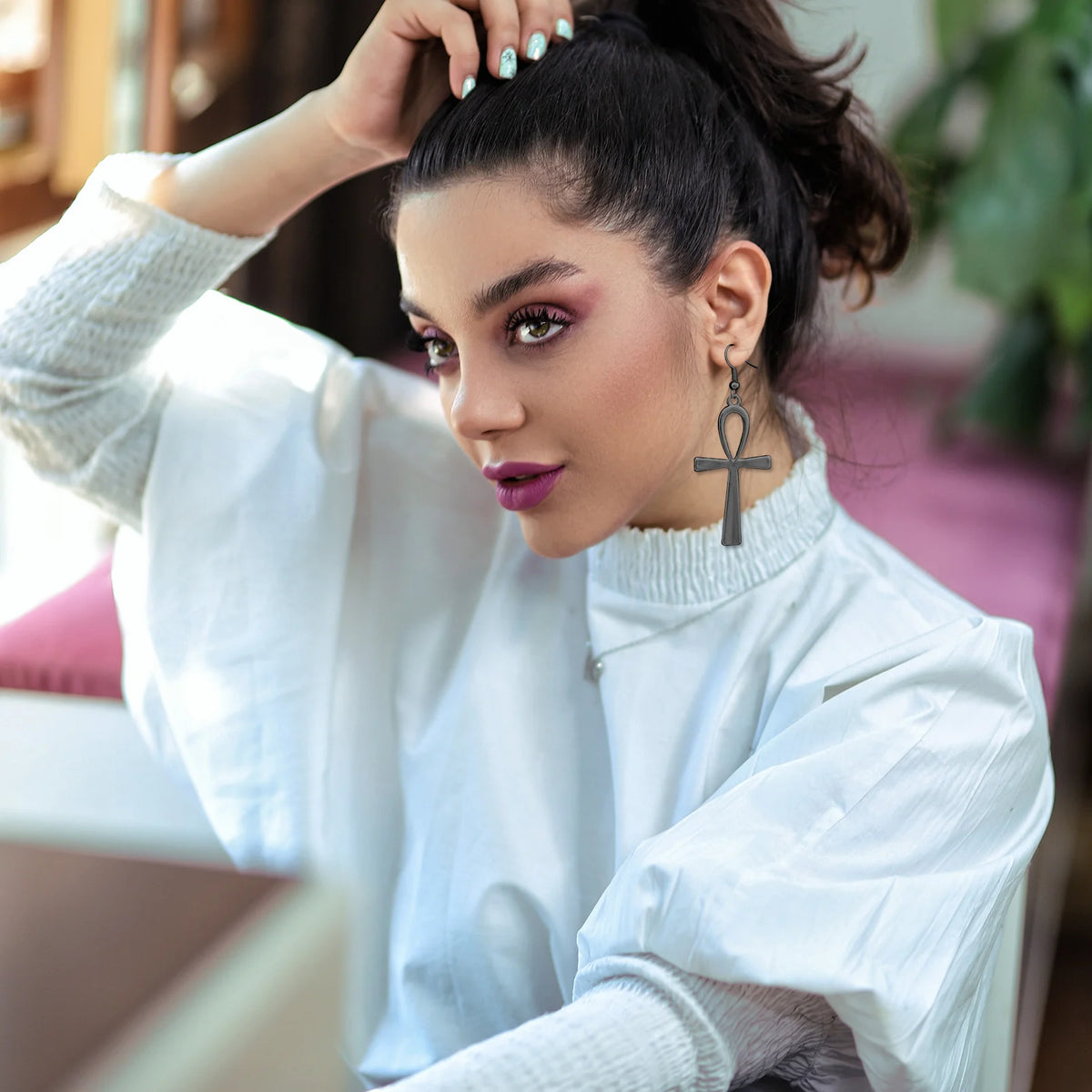 NIA Nefertiti Hoop™ Earrings