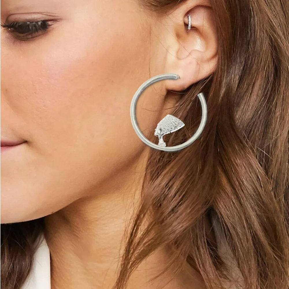 NIA Nefertiti Hoop™ Earrings