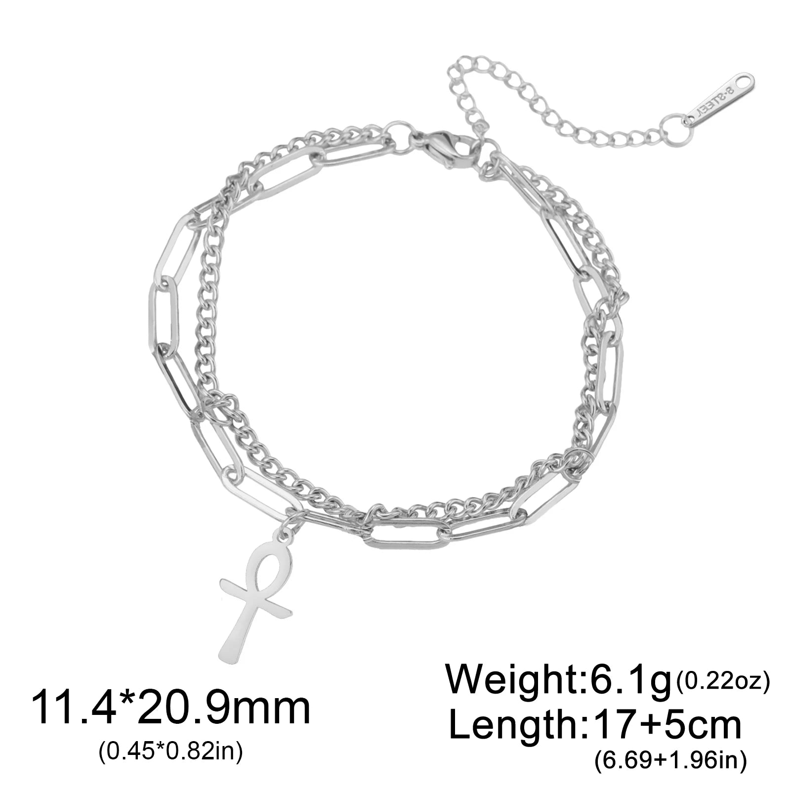 NIA Ankh Charm™ Bracelet