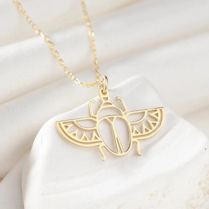 NIA Golden Scarab™ Necklace