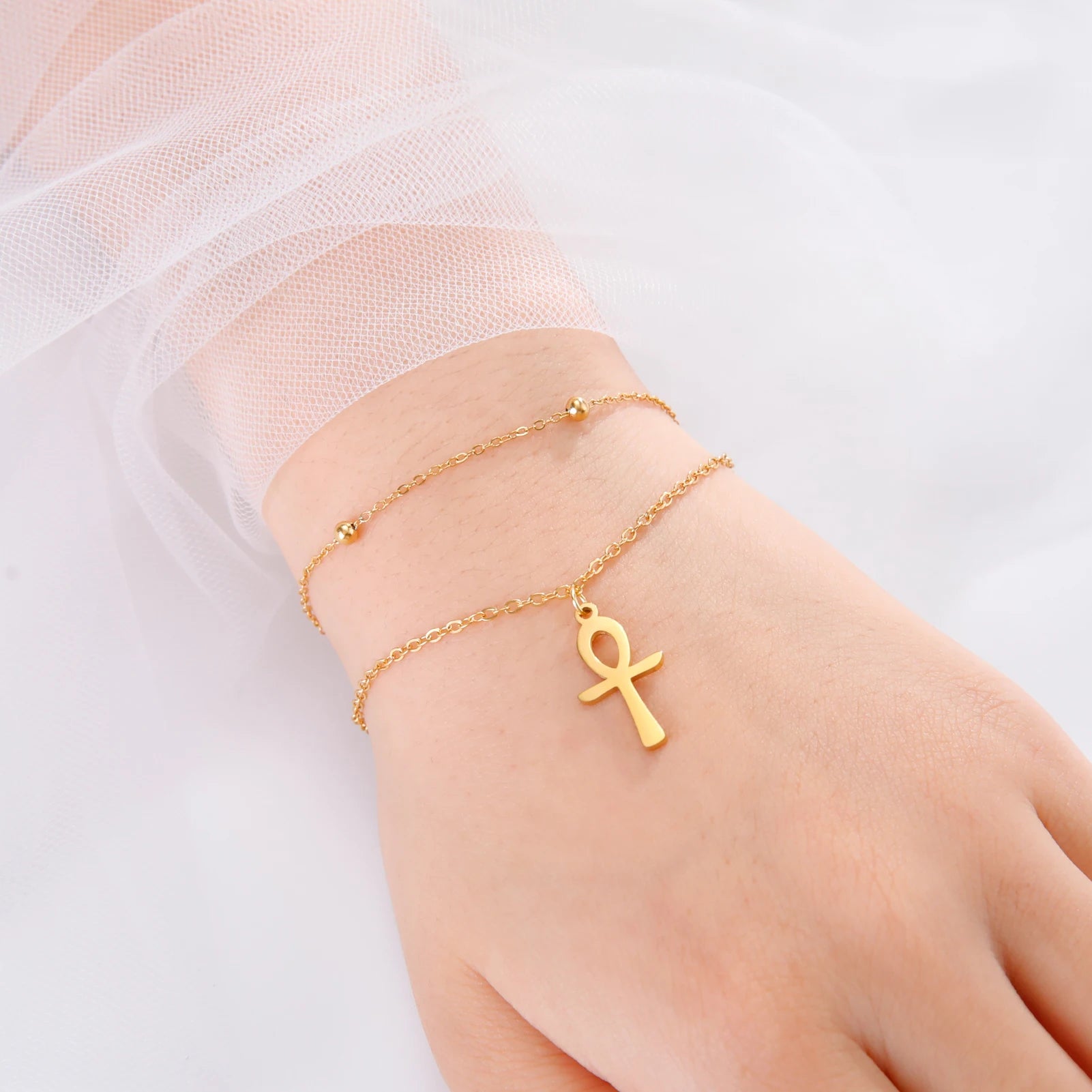NIA Ankh Charm™ Bracelet