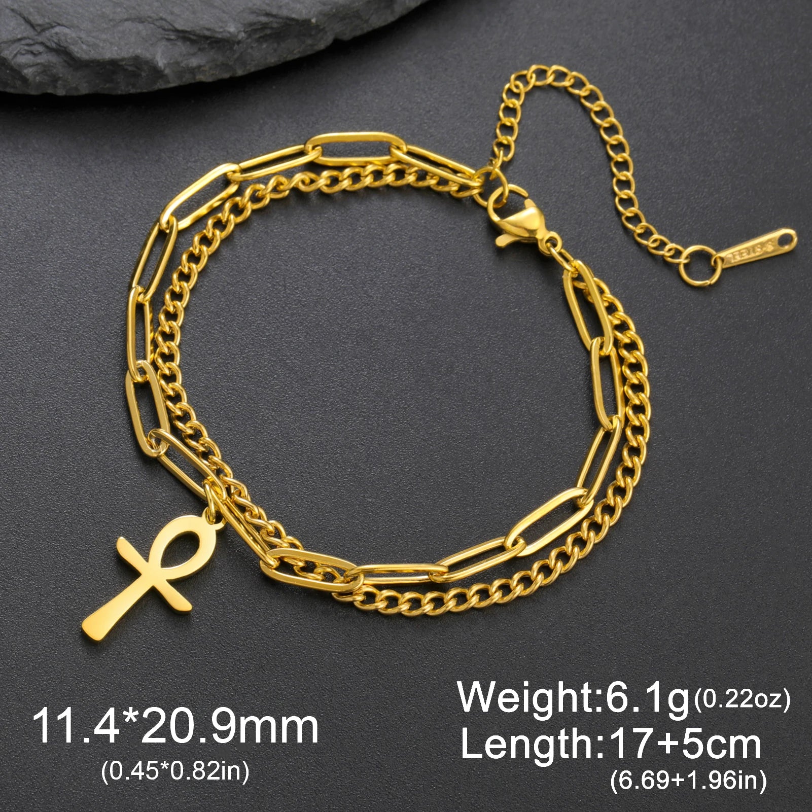 NIA Ankh Charm™ Bracelet