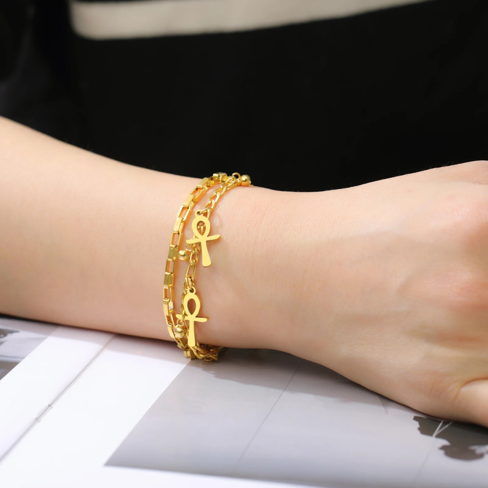 NIA Ankh Charm™ Bracelet