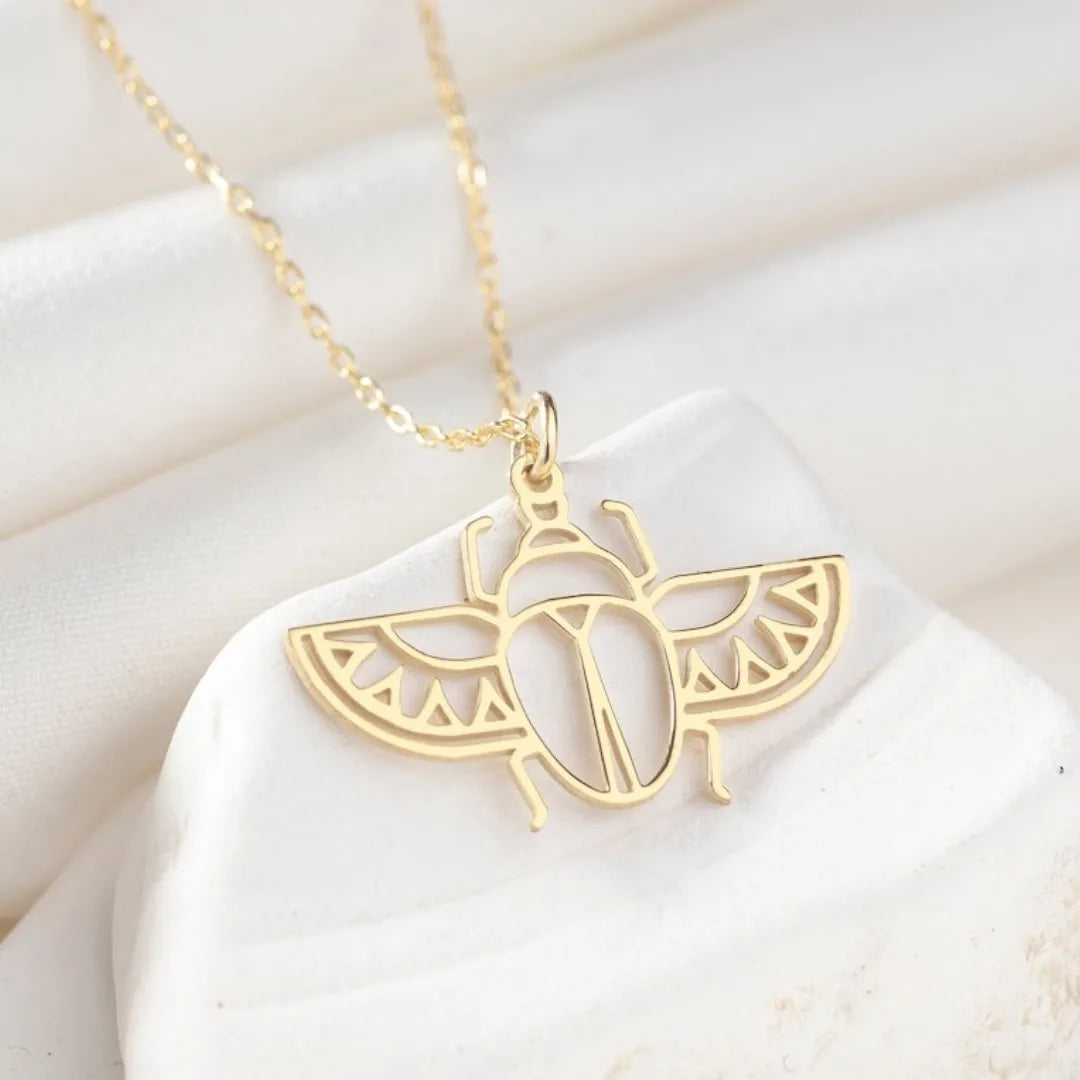 NIA Golden Scarab™ Necklace
