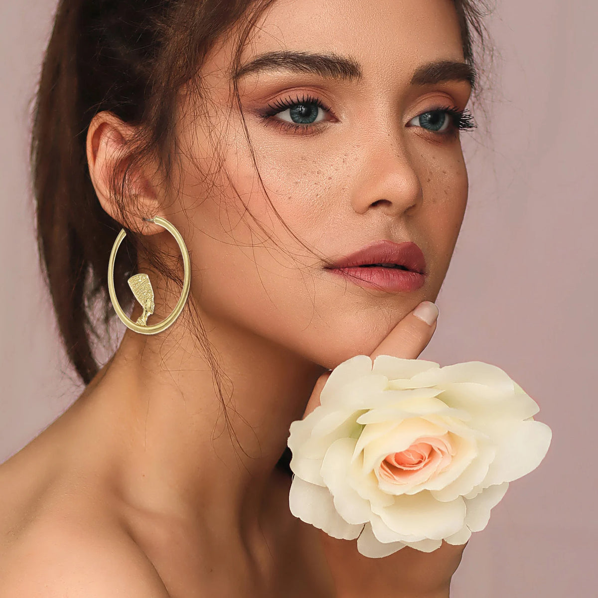 NIA Nefertiti Hoop™ Earrings