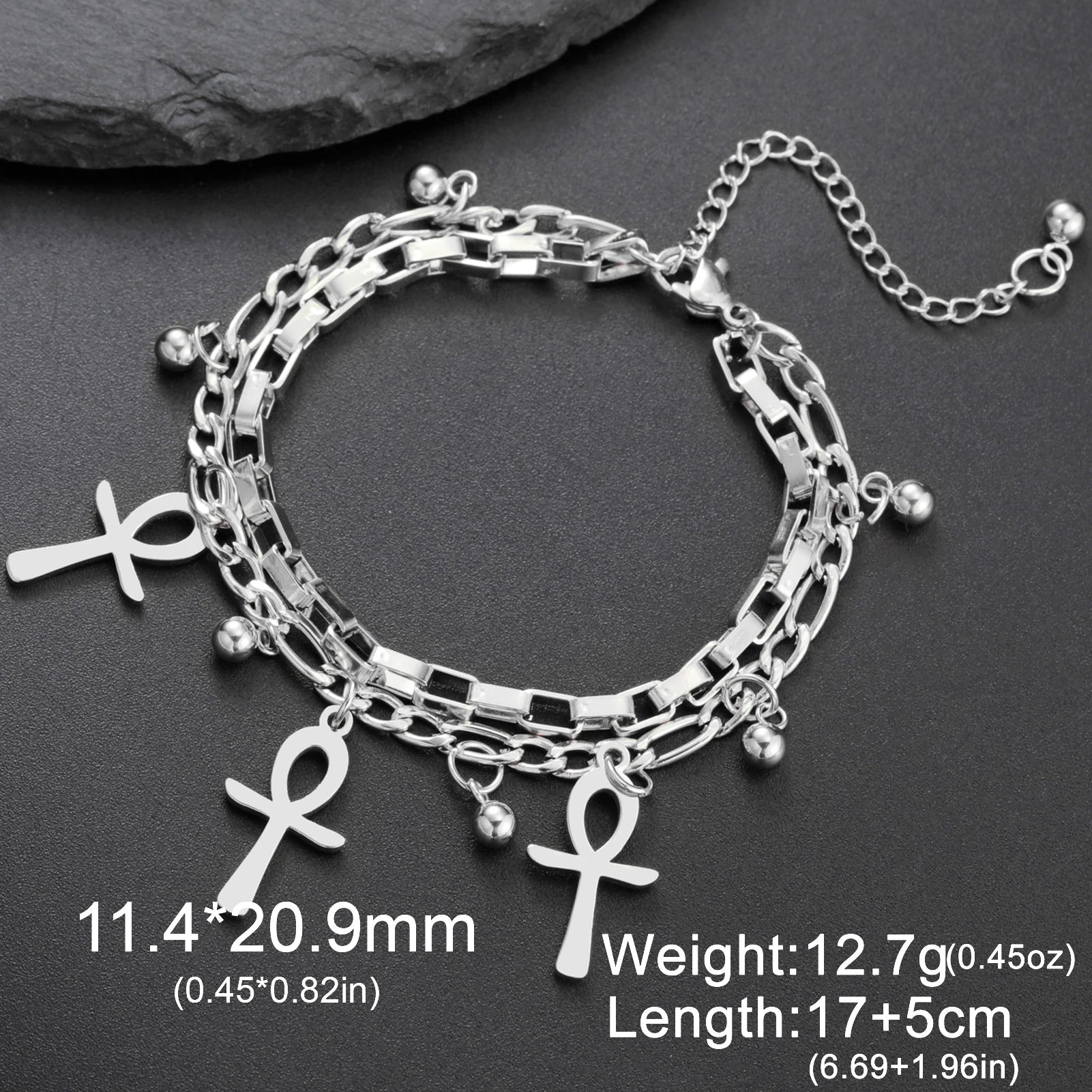 NIA Ankh Charm™ Bracelet