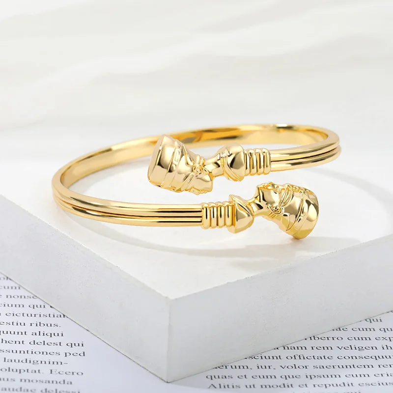 NIA Queen Ankh™ Cuff Bracelet