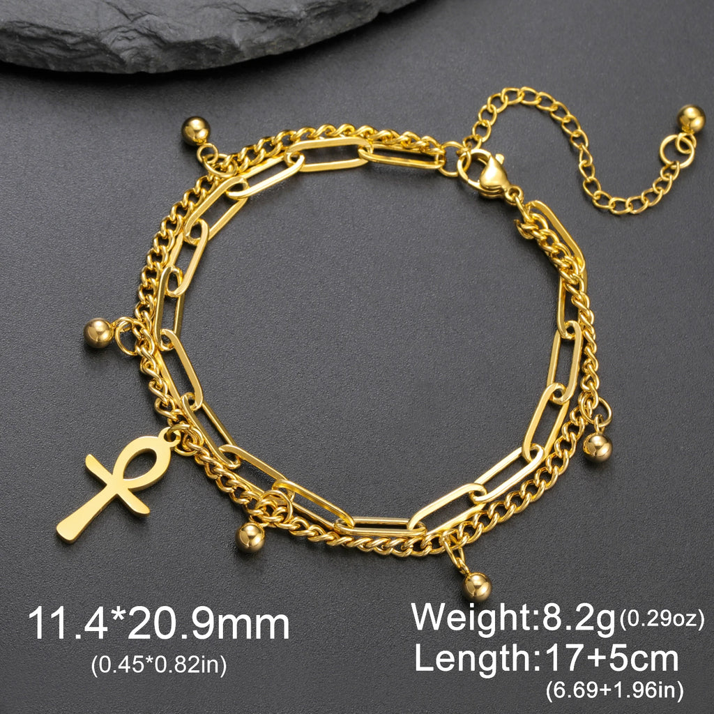 NIA Ankh Charm™ Bracelet