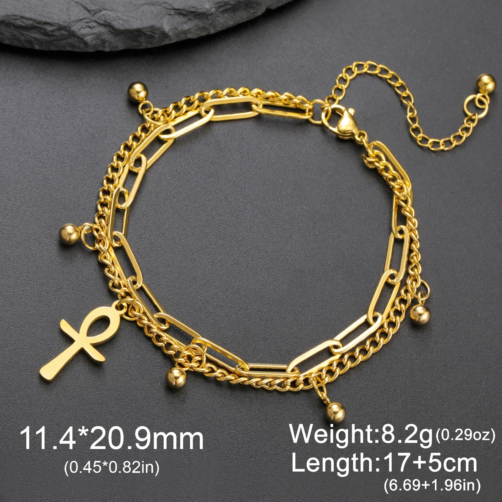 NIA Ankh Charm™ Bracelet