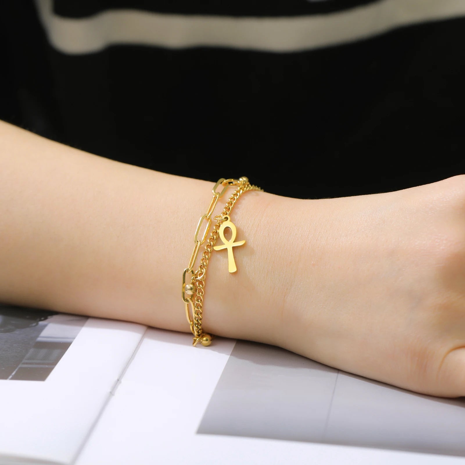 NIA Ankh Charm™ Bracelet
