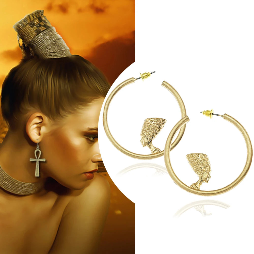 NIA Nefertiti Hoop™ Earrings