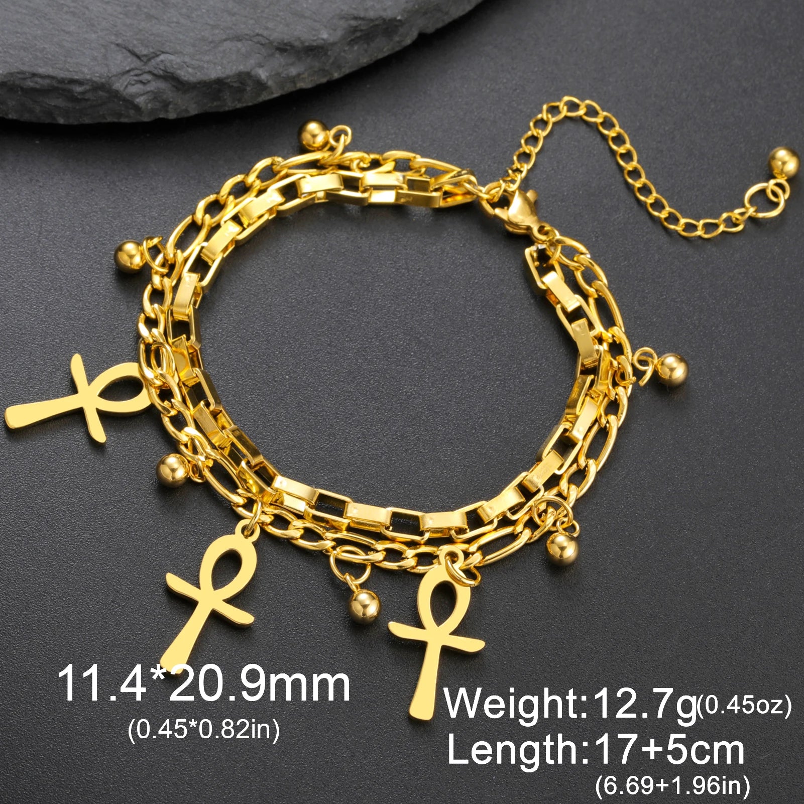NIA Ankh Charm™ Bracelet