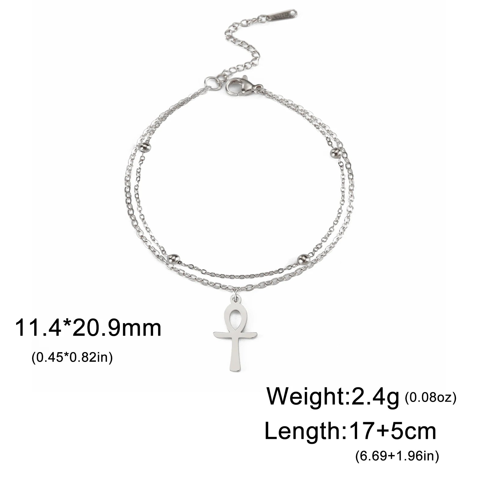 NIA Ankh Charm™ Bracelet