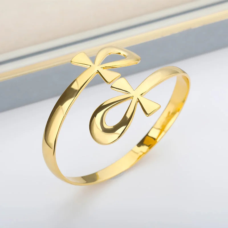 NIA Queen Ankh™ Cuff Bracelet