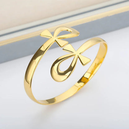 NIA Queen Ankh™ Cuff Bracelet