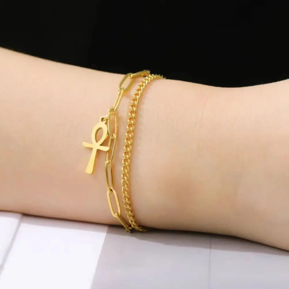 NIA Ankh Charm™ Bracelet