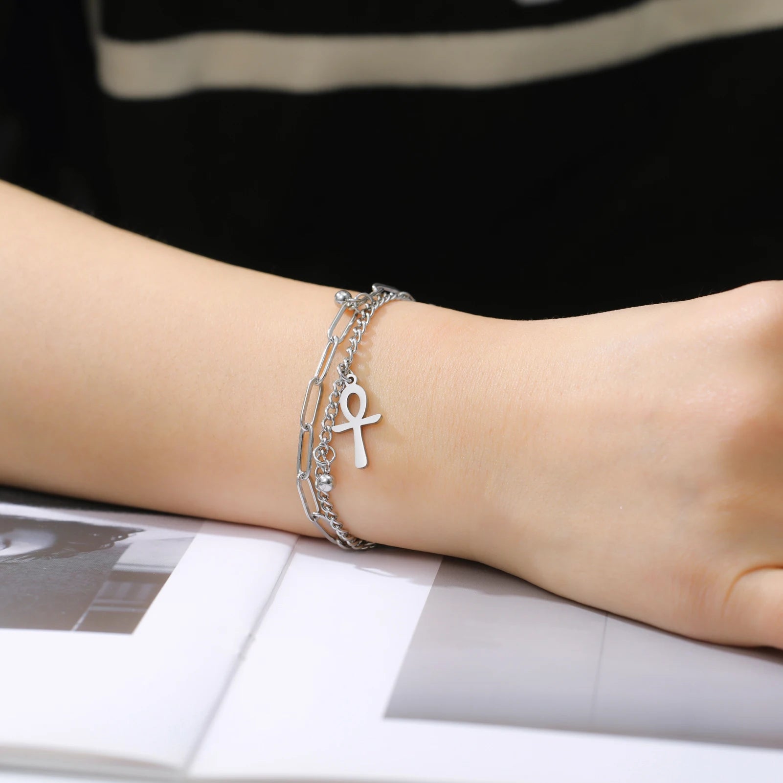 NIA Ankh Charm™ Bracelet