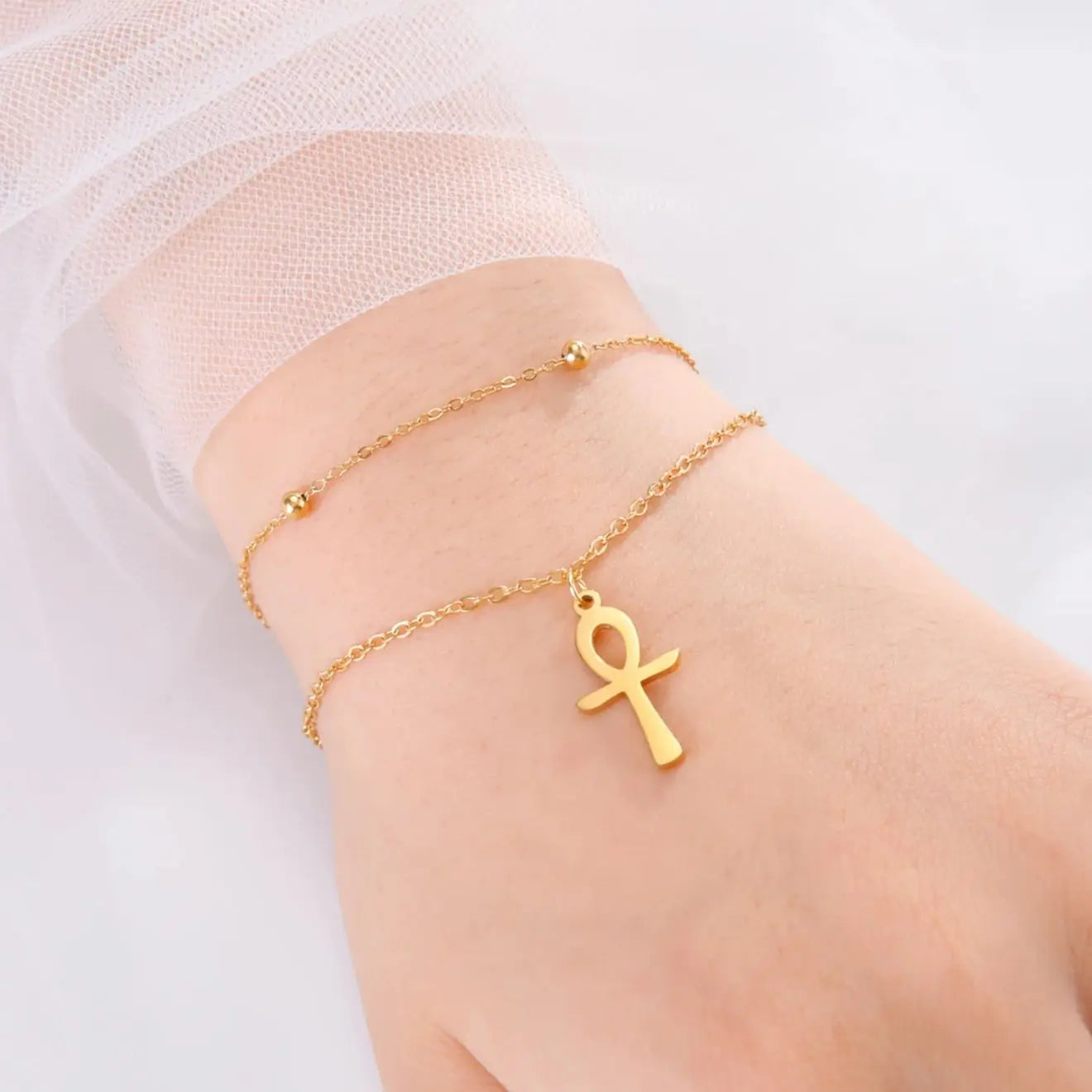 NIA Ankh Charm™ Bracelet