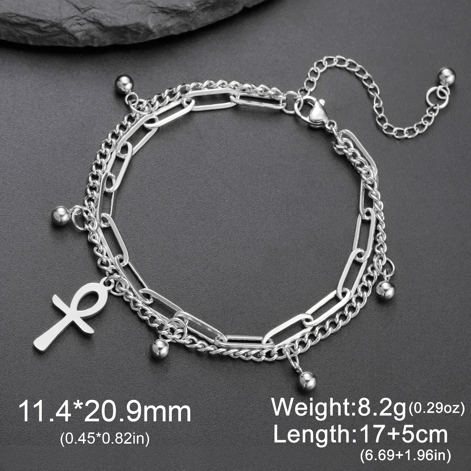 NIA Ankh Charm™ Bracelet